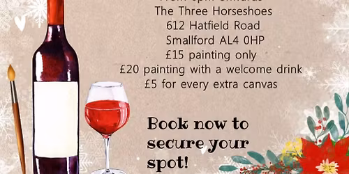 Festive sip&paint