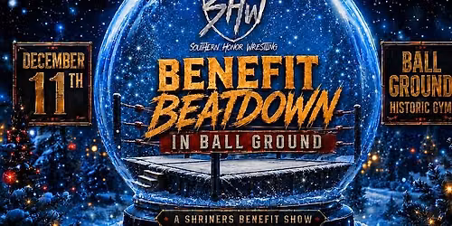 SHW88: Benefit Beatdown in Ball Ground - 12.11.26