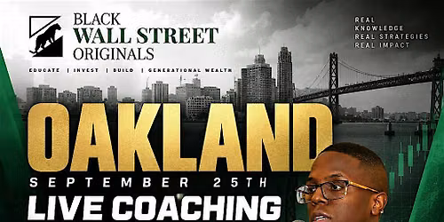 BWSO Oakland Stock Market Masterclass