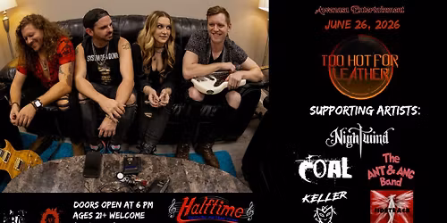 Too Hot For Leather Rocks Halftime