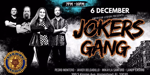 AMERICAN LEGION PRESENTS THE RETURN OF THE JOKER'S GANG!
