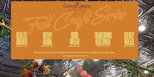 Ginger Birch Fall Craft Series