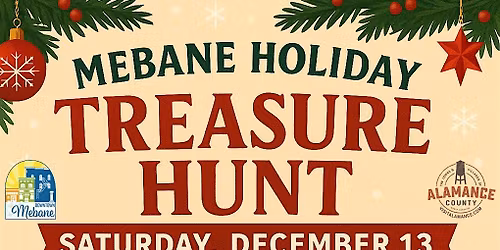 FREE Mebane Holiday Treasure Hunt - Walking Scavenger Hunt!