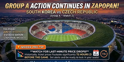 South Korea vs Czech Republic - World Cup 2026