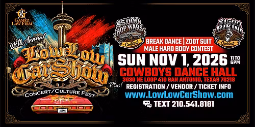 Low Low Car Show & Concert - 24th Annual