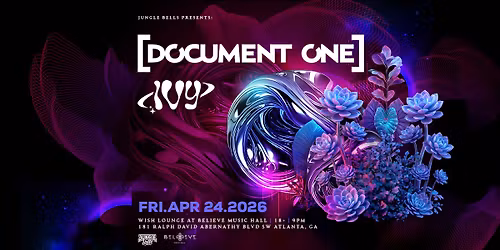 Jungle Bells Presents: Document One + [IVY] at Wish Lounge