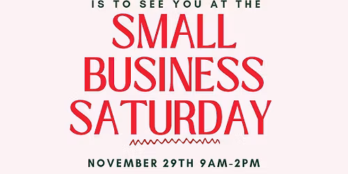 Small business Saturday