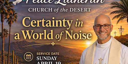 Sunday Morning Worship Service, April 19th at 10:00AM