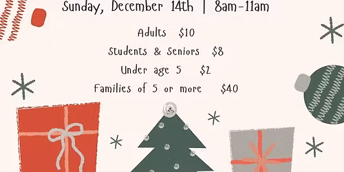 PTG Breakfast with Santa sponsored by Dr. John Cox & Total Sand Solutions