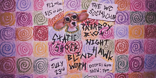 Blindworm, Static Shock, Night Hawk & Paperboy Riot live in West Chicago at The WC Social Club!