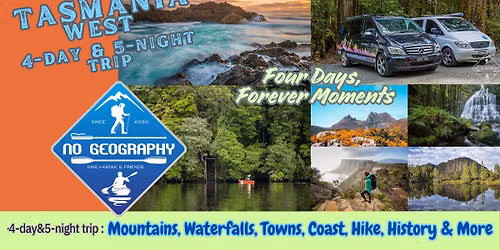 Stunning TASMANiA West 4-Day & 5-Night Trip:Mountains, Waterfalls, Towns, Coast
