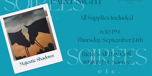 Majestic Shadows Paint Night at Ricky\u2019s Evergreen