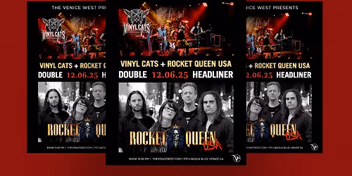 VINYL CATS & ROCKET QUEEN USA Live!