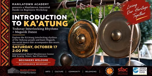 Introduction to Ka\u2019atung: Teduray Interlocking Rhythms + Magasik Dance