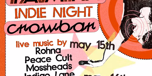 The Final Tampa Indie Nights at Crowbar 5\/15 + 5\/16