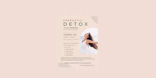 Energetic Detox with Donna: A Fall Renewal