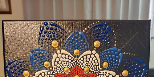 Mandala 250th Anniversary Patriotic 8 x 8 Canvas*June3rd