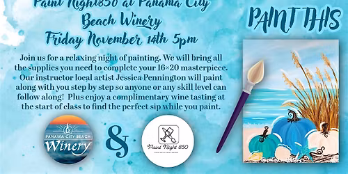 Paint Night 850 At Panama City Beach Winery Paint And Sip