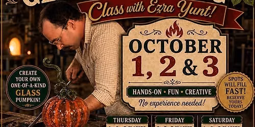 October Glass Blowing Class 