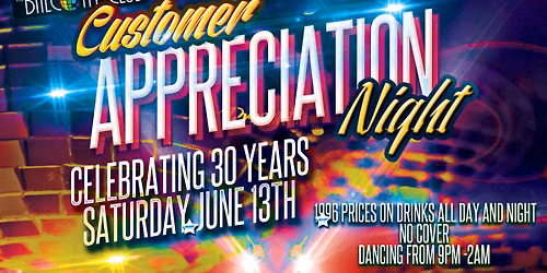 Balcony Customer Appreciation Night