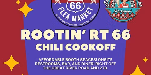 Route 66 Kickstand and Flea Market Chili Cookoff