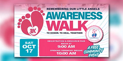5th Annual Remembering Our Little Angels 3K Awareness Walk