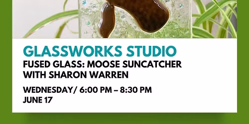 Fused Glass: Moose Suncatcher
