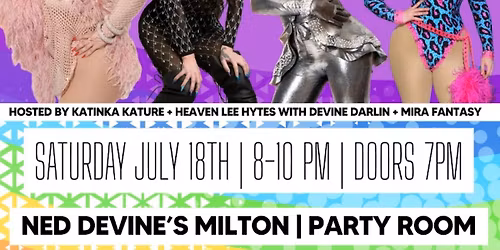 Pre-Pride Drag Show July 18 | Time: 8:00 PM \u2013 10:00 PM