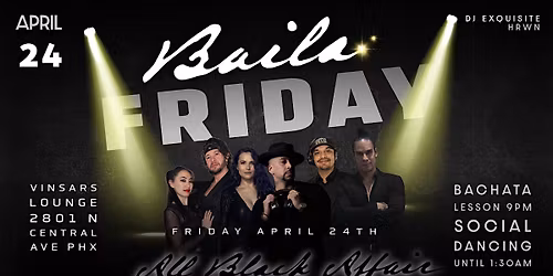 Baila Friday: All Black Affair!