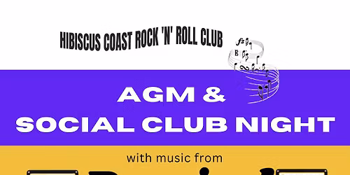 AGM & Social Club Night - Rewind Band