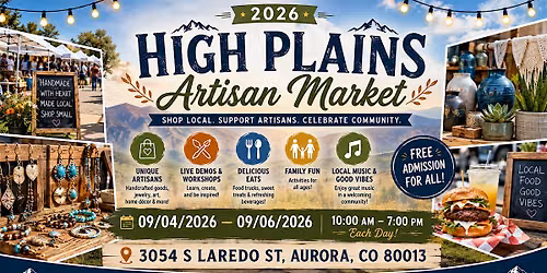 2026 High Plains Artisan Market