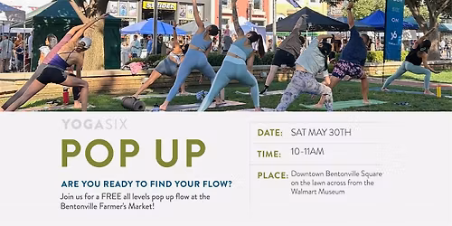 Free Yoga at the Bentonville Farmers Market