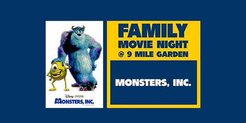 Monsters, Inc. on the Big Screen @ 9MG