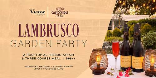 LAMBRUSCO ROOFTOP PARTY @ THE VICTOR