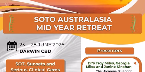 SOT Mid Year Retreat - Unwind in Darwin - Hormones, Healing & Human Function