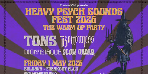 HEAVY PSYCH SOUNDS FEST: THE WARM-UP PARTY | Freakout Club