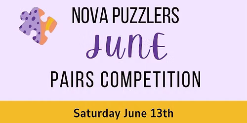 June Speed Puzzling Competition!