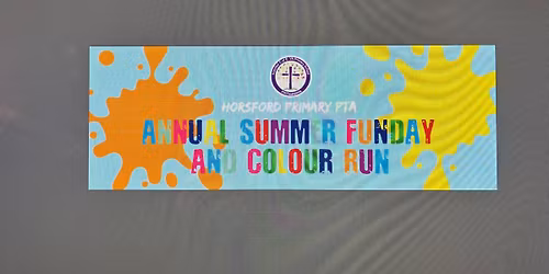 Horsford Primary PTA Summer Funday and Colour Run