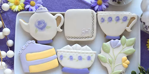 Floral Tea INTERMEDIATE cookie decorating class