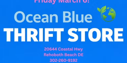 Ocean Blue Thrift Store Grand Opening-Rehoboth Beach