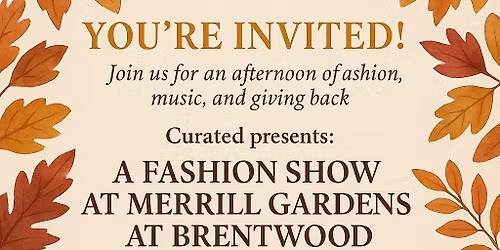 A Fashion Show At Merrill Gardens at Brentwood