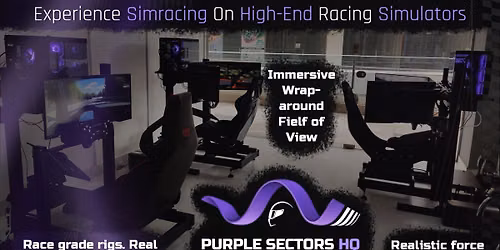 Sim Racing at Purple Sectors HQ