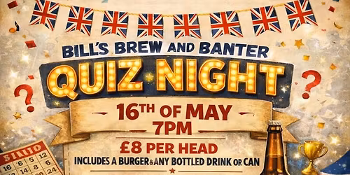 Bills brew and banter quiz night 