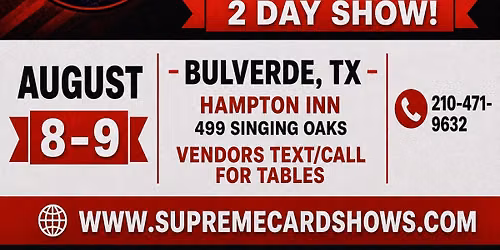 BULVERDE CARD SHOW