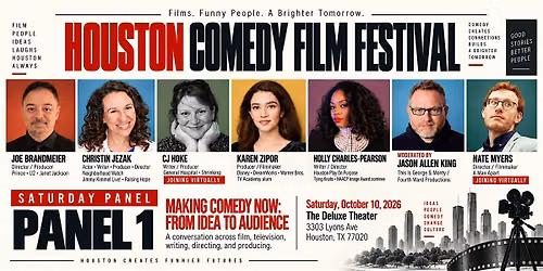 Houston Film & TV Industry Panel + Networking: From Idea to Audience
