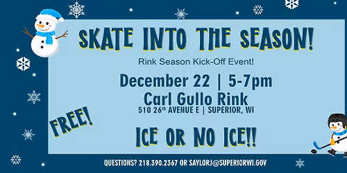 Skate Into the Season - Rink Kick-Off Event