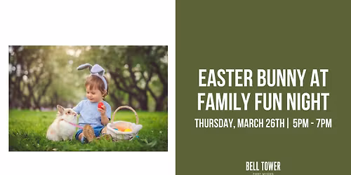 Easter Bunny at Family Fun Night