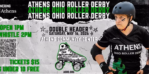 Athens Ohio Roller Derby Double Header | Mental Health Awareness Month