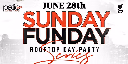June 28th! Patio Brunch Rooftop Sunday Funday Series Downtown! RSVP!