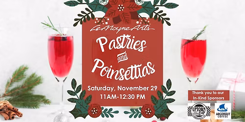 LeMoyne Arts Pastries & Poinsettias